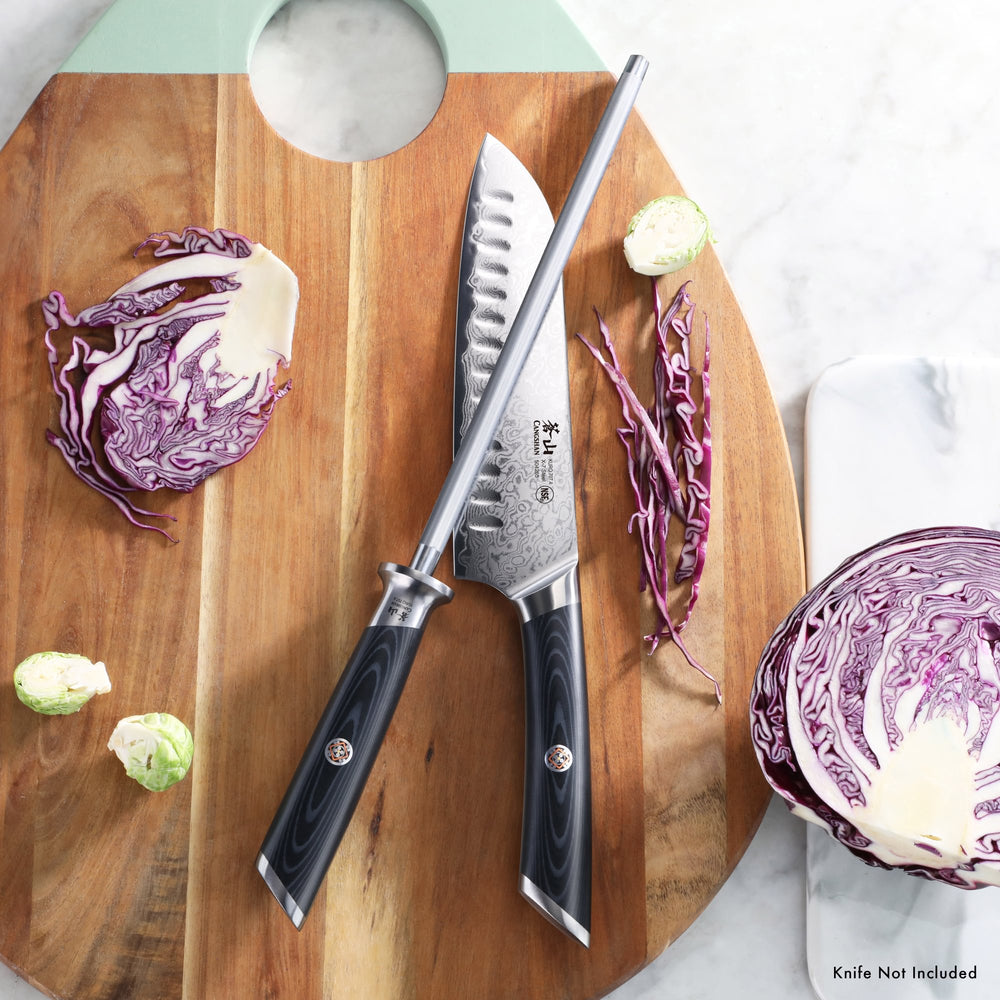 
                  
                    Load image into Gallery viewer, KURO Series 9-inch Honing Steel, 504234
                  
                