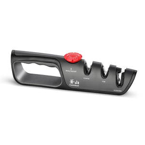 
                  
                    Load image into Gallery viewer, Professional Knife + Scissor Sharpener, 3-Stage Adjustable 14-24 Degree, 1026108
                  
                